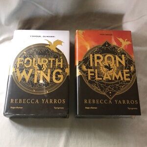 French Exclusive Edition Fourth Wing and Iron Flame by Rebecca Yarros